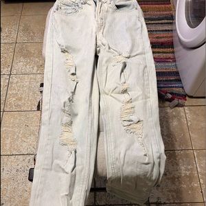 High waisted mom jeans - size 0